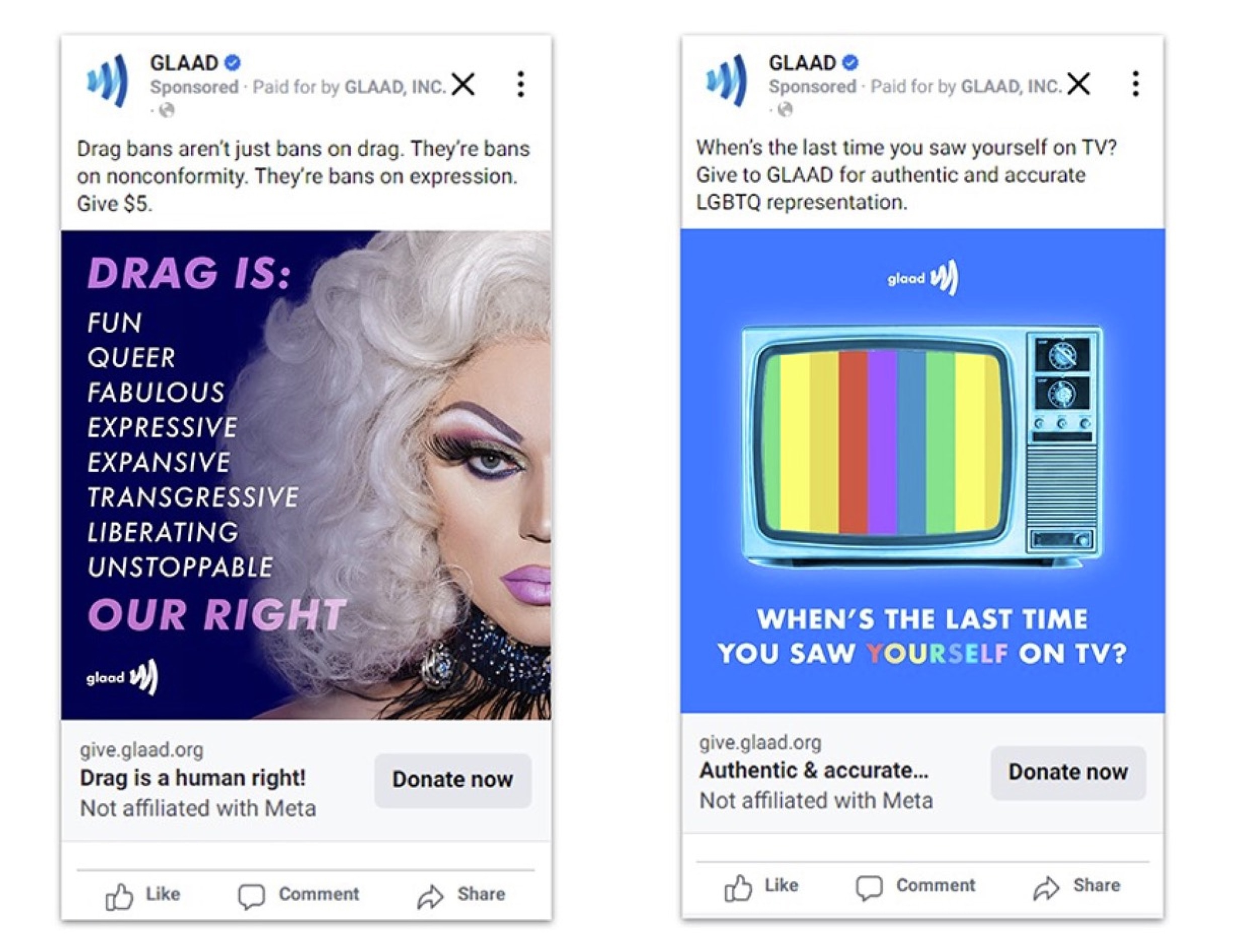Paid Media Campaign for GLAAD — image 1